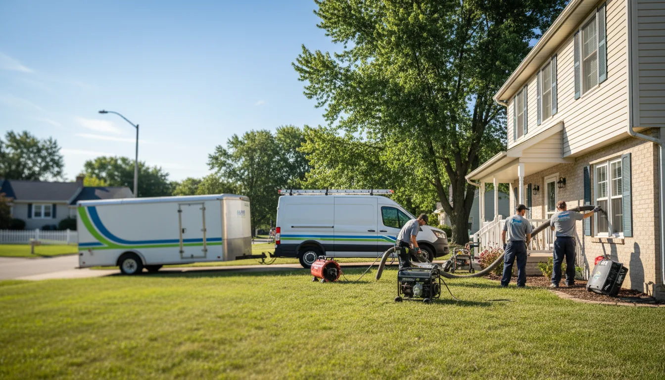 Flooded Basement Restoration And Cleanup With Repair in Henning, MN near me